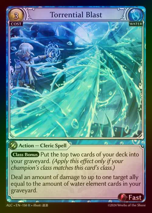 【FOIL】[Water] Torrential Blast [ALC150-R]