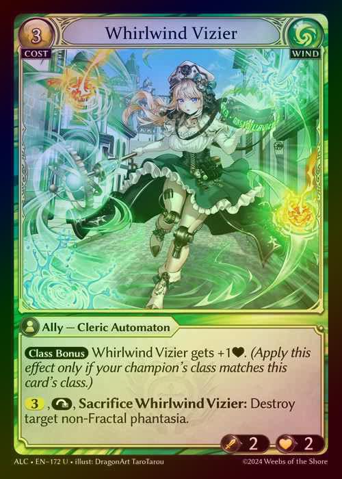 【FOIL】[Wind] Whirlwind Vizier [ALC172-U]