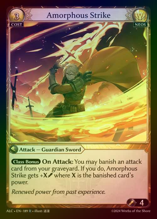 【FOIL】[Neos] Amorphous Strike [ALC189-R]