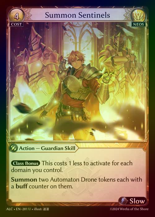 【FOIL】[Neos] Summon Sentinels [ALC201-U]