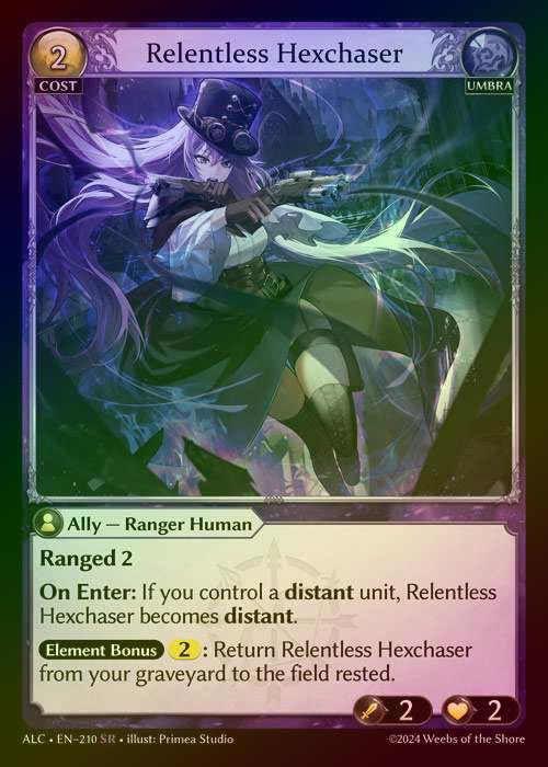 【FOIL】[Umbra] Relentless Hexchaser [ALC210-SR]