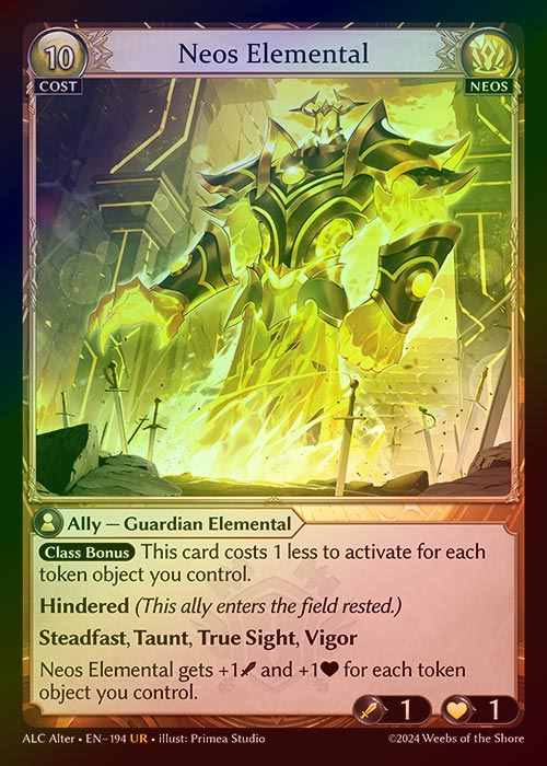 【FOIL】[Neos] Neos Elemental [AL-ALC-194-UR]