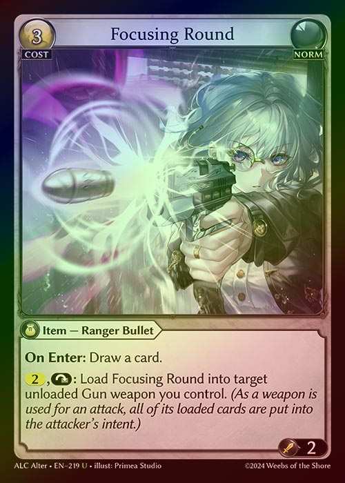 【FOIL】[Norm] Focusing Round [AL-ALC-219-U]