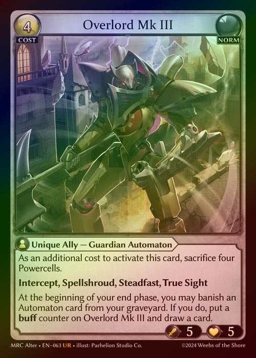 【FOIL】[Norm] Overlord Mk III [AL-MRC-063-UR]