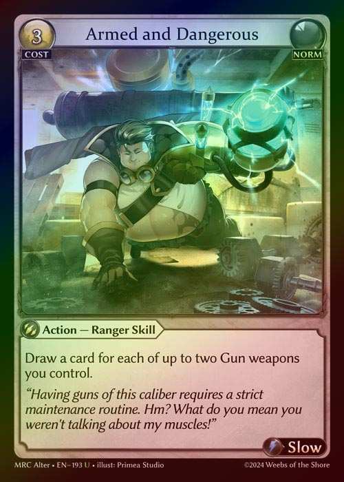 【FOIL】[Norm] Armed and Dangerous [AL-MRC-193-U]