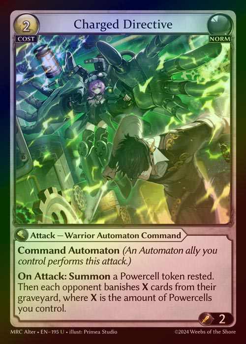 【FOIL】[Norm] Charged Directive [AL-MRC-195-U]