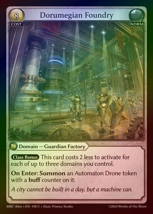 【FOIL】[Norm] Dorumegian Foundry [AL-MRC-198-U]