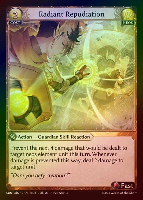 【FOIL】[Neos] Radiant Repudiation [AL-MRC-205-U]