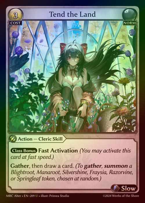 【FOIL】[Norm]Tend the Land [AL-MRC-209-U]