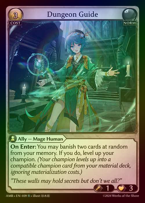 【FOIL】[Norm] Dungeon Guide [AMB039-R]