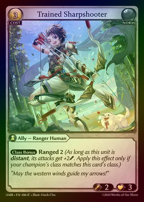 【FOIL】[Norm] Trained Sharpshooter [AMB086-C]