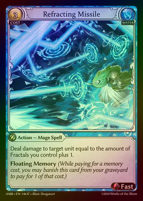 【FOIL】[Water] Refracting Missile [AMB146-C]