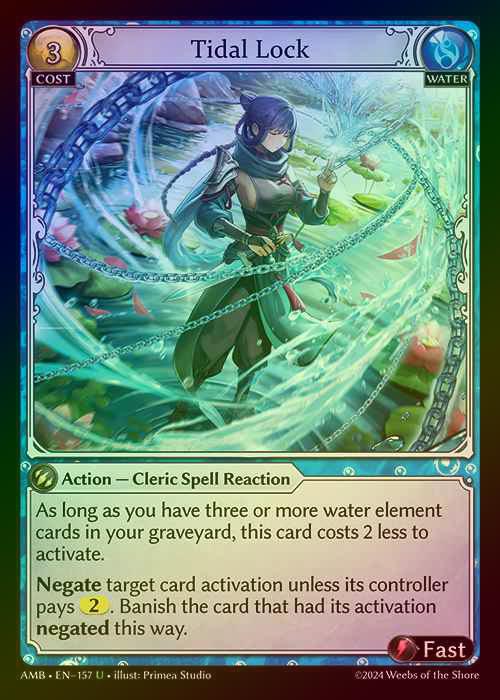 【FOIL】[Water] Tidal Lock [AMB157-U]