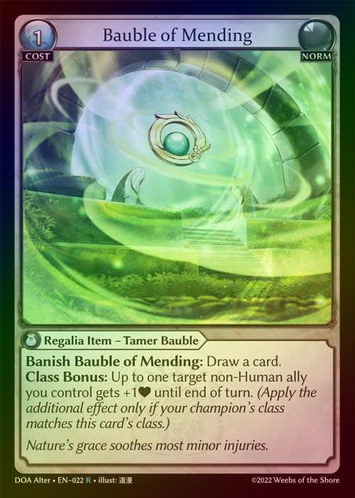 【FOIL】[Norm] Bauble of Mending [AL-DOA022-R]