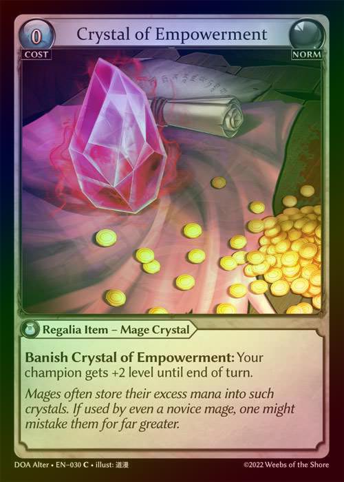 【FOIL】[Norm] Crystal of Empowerment [AL-DOA030-C]