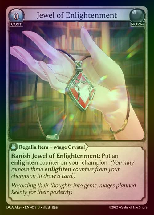 【FOIL】[Norm] Jewel of Enlightenment [AL-DOA039-U]