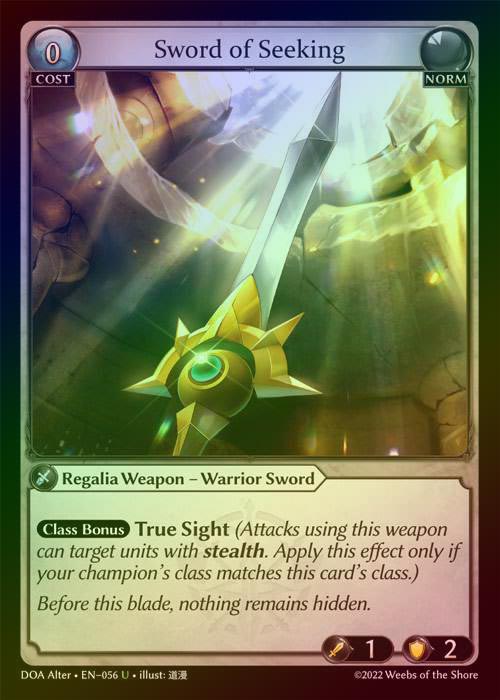 【FOIL】[Norm] Sword of Seeking [AL-DOA056-U]