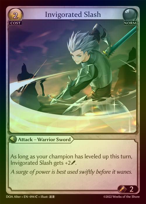 【FOIL】[Norm] Invigorated Slash [AL-DOA094-C]