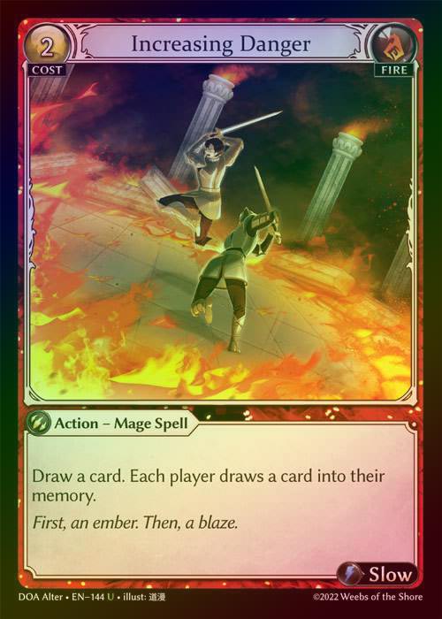 【FOIL】[Fire] Increasing Danger [AL-DOA144-U]