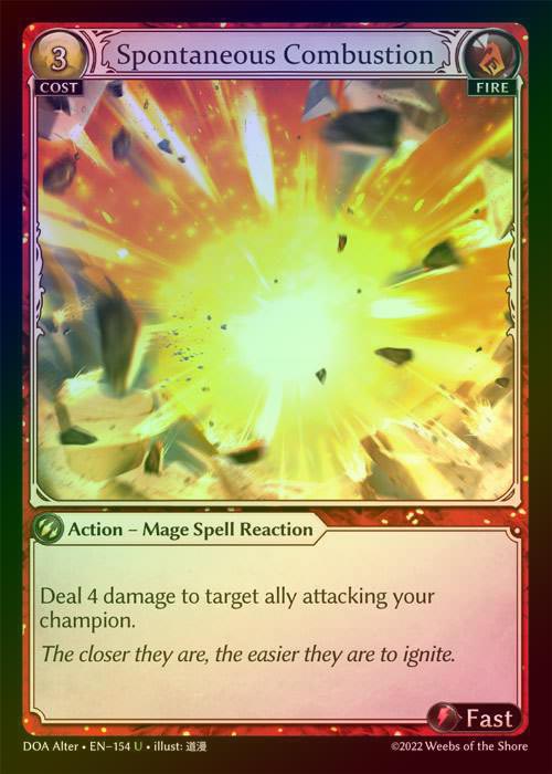 【FOIL】[Fire] Spontaneous Combustion [AL-DOA154-U]