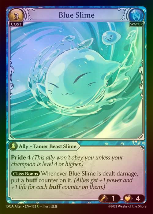 【FOIL】[Water] Blue Slime [AL-DOA162-U]