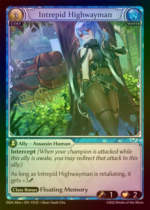 【FOIL】[Water] Intrepid Highwayman [AL-DOA176-C]