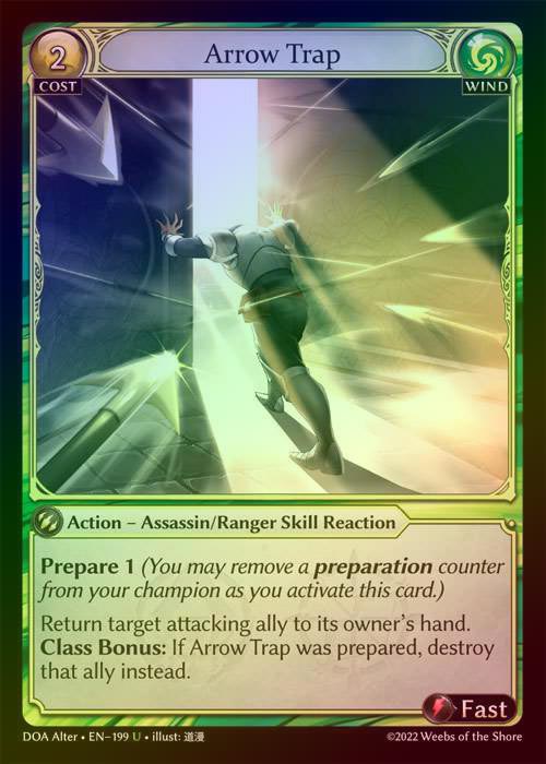 【FOIL】[Wind] Arrow Trap [AL-DOA199-U]