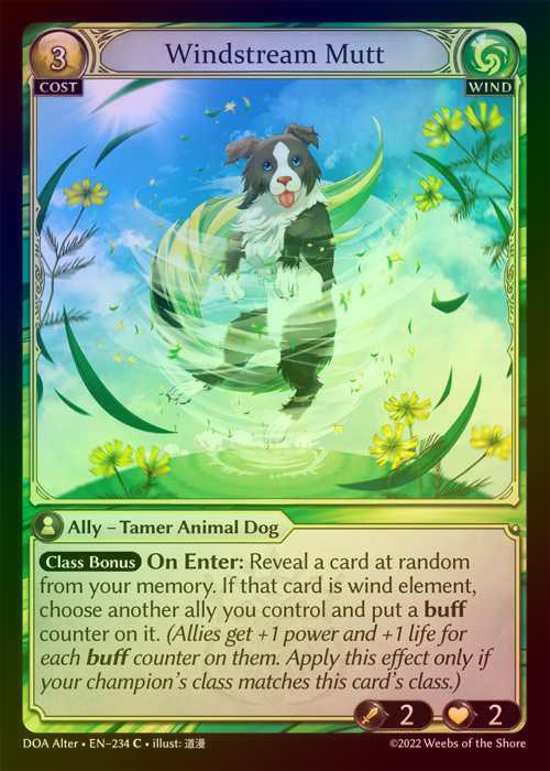 【FOIL】[Wind] Windstream Mutt [AL-DOA234-C]