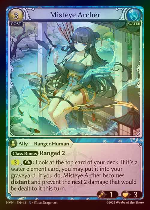 【FOIL】[Water] Misteye Archer [HVN-131-R]