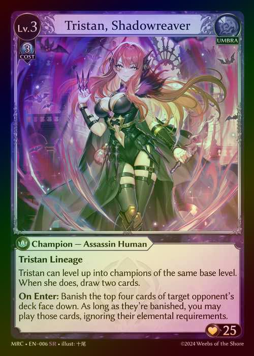 【FOIL】[Umbra] Tristan, Shadowreaver [MRC006-SR]