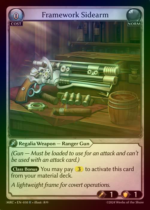 【FOIL】[Norm] Framework Sidearm [MRC010-R]