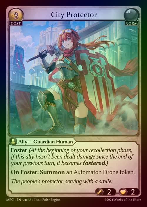 【FOIL】[Norm] City Protector [MRC046-U]