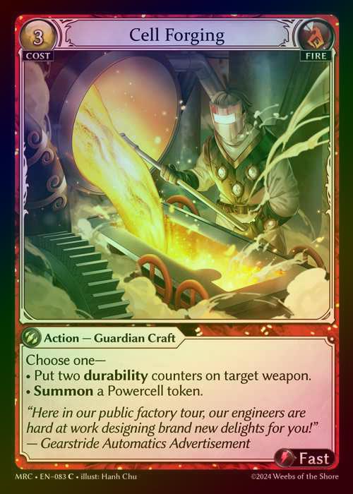 【FOIL】[Fire] Cell Forging [MRC083-C]