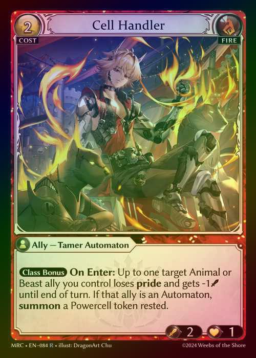 【FOIL】[Fire] Cell Handler [MRC084-R]