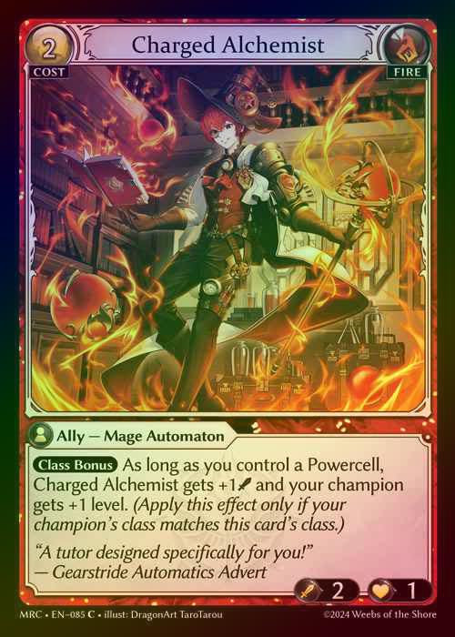 【FOIL】[Fire] Charged Alchemist [MRC085-C]