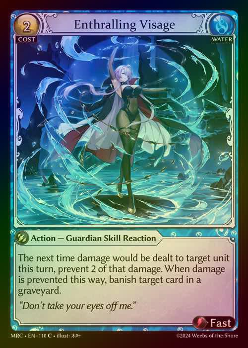 【FOIL】[Water] Enthralling Visage [MRC110-C]