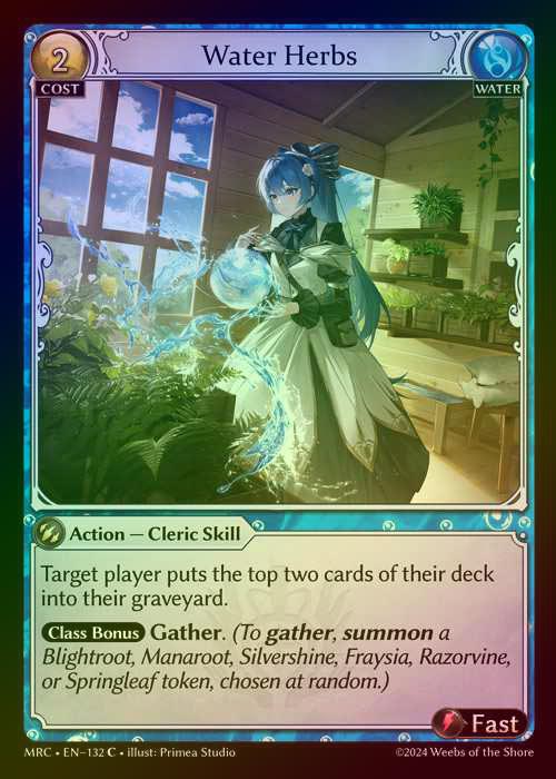 【FOIL】[Water] Water Herbs [MRC132-C]