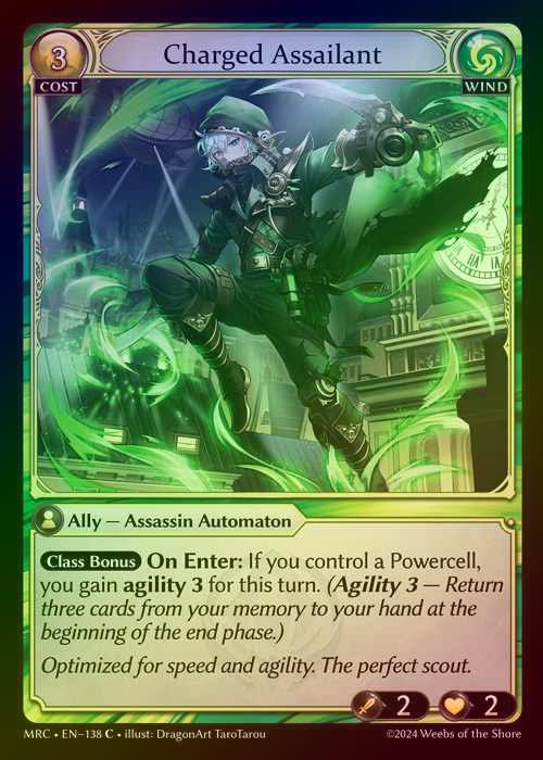 【FOIL】[Wind] Charged Assailant [MRC138-C]