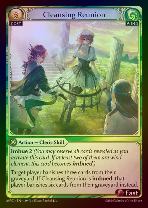 【FOIL】[Wind] Cleansing Reunion [MRC139-R]