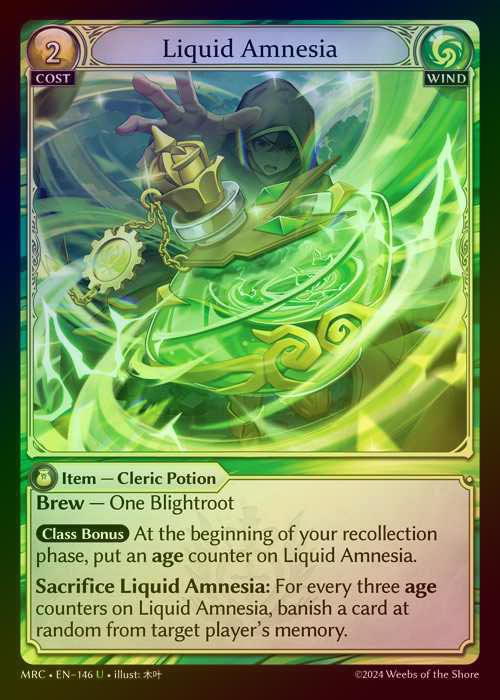 【FOIL】[Wind] Liquid Amnesia [MRC146-U]