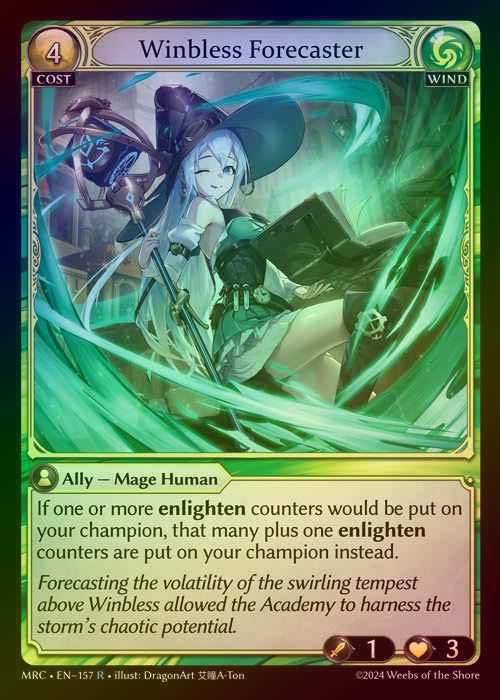 【FOIL】[Wind] Winbless Forecaster [MRC157-R]