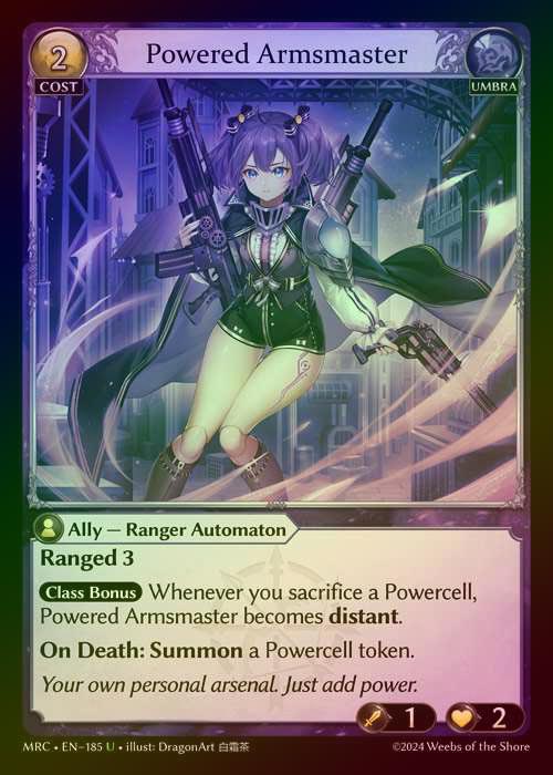 【FOIL】[Umbra] Powered Armsmaster [MRC185-U]