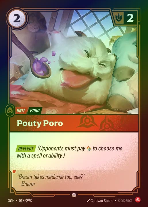 【FOIL】[Fury] Pouty Poro [OGN-013-C]