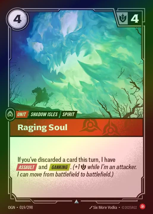 【FOIL】[Fury] Raging Soul [OGN-019-U]