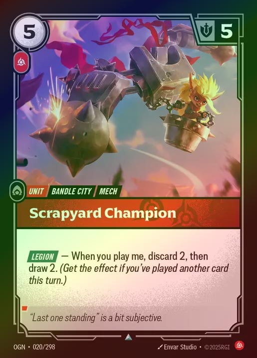 【FOIL】[Fury] Scrapyard Champion [OGN-020-U]