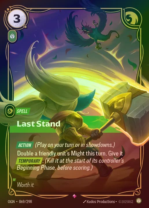 【FOIL】[Calm] Last Stand [OGN-069-R]