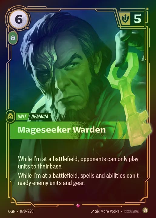 【FOIL】[Calm] Mageseeker Warden [OGN-070-R]