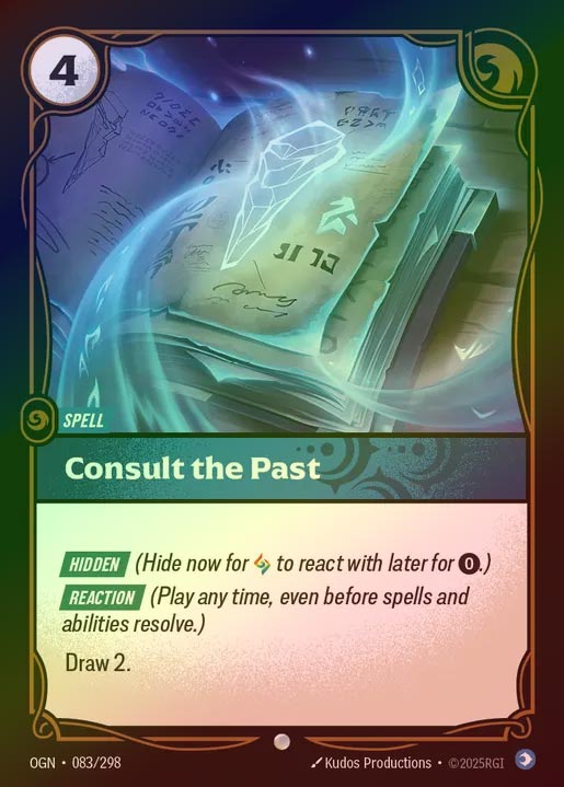 【FOIL】[Mind] Consult the Past [OGN-083-C]