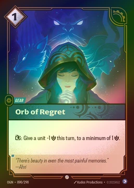【FOIL】[Mind] Orb of Regret [OGN-090-C]