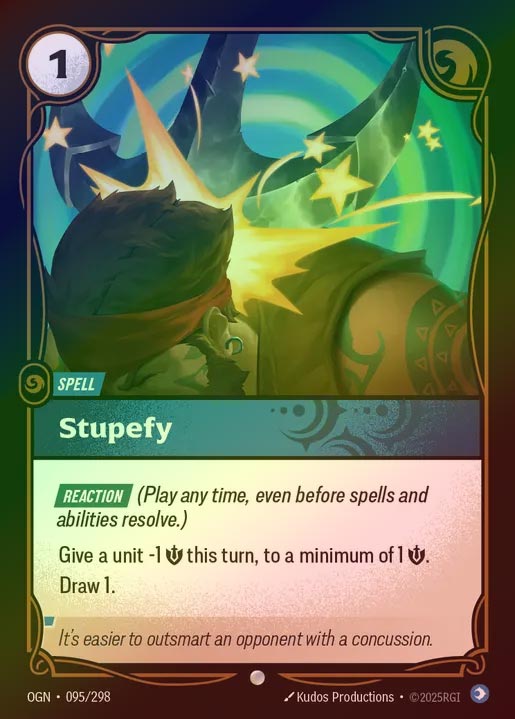 【FOIL】[Mind] Stupefy [OGN-095-C]